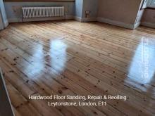 Hardwood floor sanding, repair & reoiling in Leytonstone 10