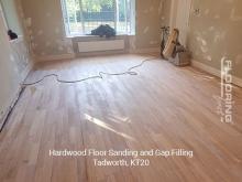 Hardwood Floor Sanding and Gap Filling in Tadworth