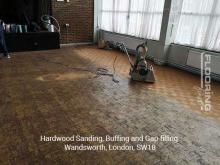 Hardwood sanding, buffing and gap filling in Wandsworth 2