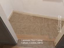 Laminate floor fitting in Fulham