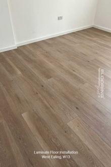 Laminate floor installation in West Ealing 6