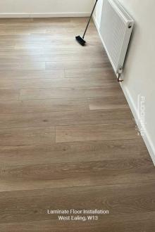 Laminate floor installation in West Ealing 8