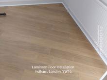Laminate floor installation in Fulham 2