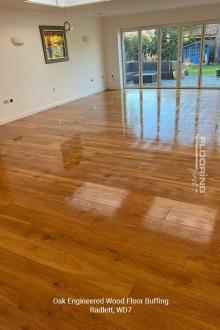 Oak Engineered Wood Floor Buffing in Radlett, WD7 - 2