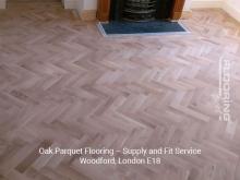 Oak parquet flooring – supply and fit service in Woodford