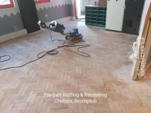 Parquet buffing & recoating in Chelsea