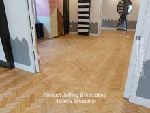 Parquet buffing & recoating in Chelsea 7