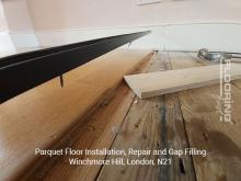 Parquet floor fitting, repair and gap filling in Winchmore Hill 1