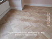 Parquet floor fitting, repair and gap filling in Winchmore Hill 4