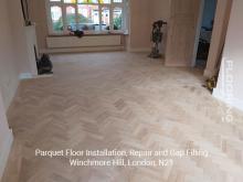 Parquet floor fitting, repair and gap filling in Winchmore Hill 6