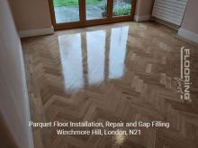 Parquet floor fitting, repair and gap filling in Winchmore Hill 7