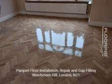 Parquet floor fitting, repair and gap filling in Winchmore Hill 8