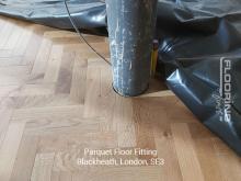 Parquet floor fitting in Blackheath 7