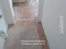 Parquet floor fitting in Peckham