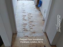 Parquet floor fitting in Peckham 2