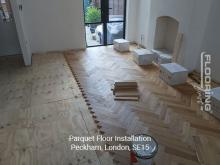 Parquet floor fitting in Peckham 8