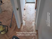 Parquet floor fitting in Peckham 10