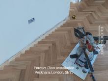 Parquet floor fitting in Peckham 11