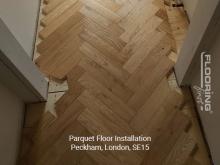 Parquet floor fitting in Peckham 14
