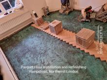 Parquet Floor Installation and Refinishing in Hampstead, Northwest London 4