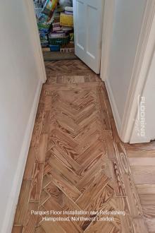 Parquet Floor Installation and Refinishing in Hampstead, Northwest London 7