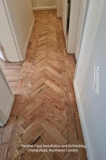 Parquet Floor Installation and Refinishing in Hampstead, Northwest London 8