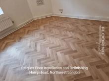 Parquet Floor Installation and Refinishing in Hampstead, Northwest London 11