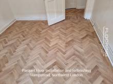 Parquet Floor Installation and Refinishing in Hampstead, Northwest London 12