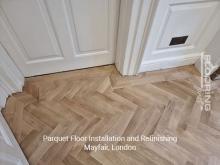 Parquet floor installation and refinishing in Mayfair 4