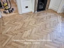 Parquet floor installation and refinishing in Mayfair 5