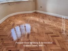 Parquet Floor Refitting & Restoration in Golders Green 7