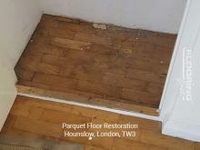 Parquet floor restoration in Hounslow 2
