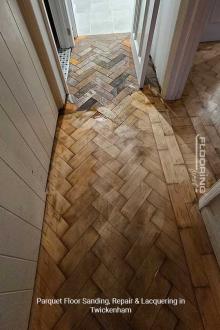 Parquet floor sanding, repair & lacquering