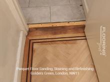 Parquet floor sanding, staining and refinishing in Golders Green 5