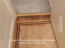 Parquet floor sanding, staining and refinishing in Golders Green 5