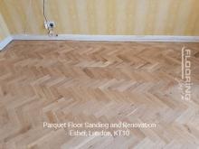 Parquet floor sanding and renovation in Esher 2