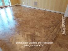 Parquet floor sanding and renovation in Esher 6