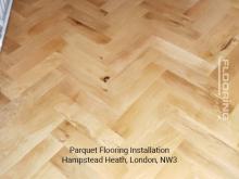 Parquet flooring installation in Hampstead Heath 3
