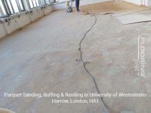 Parquet sanding, buffing & reoiling in Harrow 4
