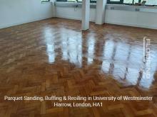 Parquet sanding, buffing & reoiling in Harrow 9