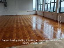 Parquet sanding, buffing & reoiling in Harrow 10