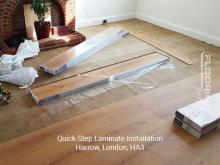 QuickStep laminate installation in Harrow