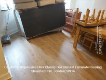 QuickStep Impressive Ultra Classic Oak Natural laminate flooring installation in Streatham Hill 6