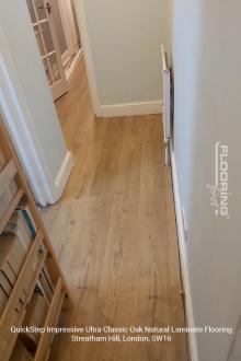 QuickStep Impressive Ultra Classic Oak Natural laminate flooring installation in Streatham Hill 7