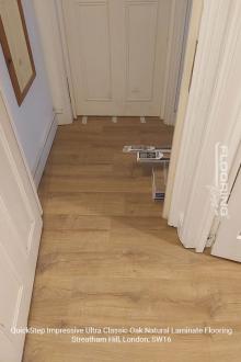 QuickStep Impressive Ultra Classic Oak Natural laminate flooring installation in Streatham Hill 9