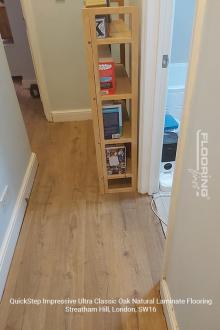 QuickStep Impressive Ultra Classic Oak Natural laminate flooring installation in Streatham Hill 12