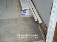 QuickStep vinyl installation in Chiswick 2