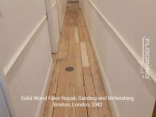 Solid wood floor repair, sanding and refinishing in Brixton 5
