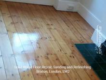 Solid wood floor repair, sanding and refinishing in Brixton 9