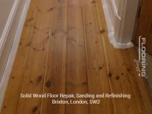 Solid wood floor repair, sanding and refinishing in Brixton 11